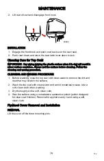 Предварительный просмотр 88 страницы Mercury 115 Pro XS FourStroke Operation Maintenance Warranty Installation Manual