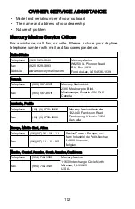 Предварительный просмотр 112 страницы Mercury 15 E Manual