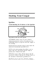 Предварительный просмотр 46 страницы Mercury 1996 Cougar Owner'S Manual