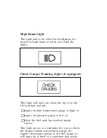 Предварительный просмотр 63 страницы Mercury 1996 Cougar Owner'S Manual