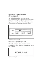 Предварительный просмотр 72 страницы Mercury 1996 Cougar Owner'S Manual