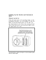 Предварительный просмотр 87 страницы Mercury 1996 Cougar Owner'S Manual