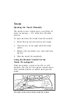 Предварительный просмотр 129 страницы Mercury 1996 Cougar Owner'S Manual