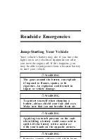 Предварительный просмотр 187 страницы Mercury 1996 Cougar Owner'S Manual