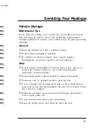 Предварительный просмотр 251 страницы Mercury 1996 Mystique Manual