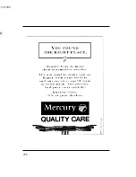 Предварительный просмотр 254 страницы Mercury 1996 Mystique Manual