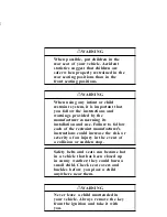 Предварительный просмотр 36 страницы Mercury 1996 Sable Manual