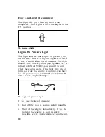 Preview for 21 page of Mercury 1997 Cougar Manual