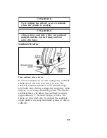 Preview for 107 page of Mercury 1997 Cougar Manual