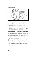 Preview for 110 page of Mercury 1997 Cougar Manual