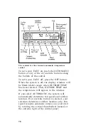 Предварительный просмотр 72 страницы Mercury 1997 Grand Marquis Owner'S Manual