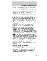 Предварительный просмотр 19 страницы Mercury 1997 Sable Owner'S Manual