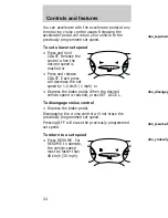 Предварительный просмотр 24 страницы Mercury 1997 Sable Owner'S Manual