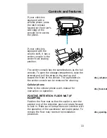 Предварительный просмотр 33 страницы Mercury 1997 Sable Owner'S Manual