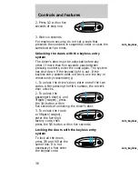 Предварительный просмотр 38 страницы Mercury 1997 Sable Owner'S Manual