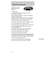 Предварительный просмотр 40 страницы Mercury 1997 Sable Owner'S Manual