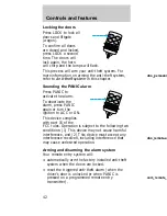 Предварительный просмотр 42 страницы Mercury 1997 Sable Owner'S Manual