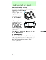 Предварительный просмотр 50 страницы Mercury 1997 Sable Owner'S Manual