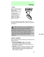 Предварительный просмотр 89 страницы Mercury 1997 Sable Owner'S Manual