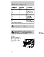 Предварительный просмотр 104 страницы Mercury 1997 Sable Owner'S Manual