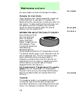 Предварительный просмотр 130 страницы Mercury 1997 Sable Owner'S Manual