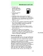 Предварительный просмотр 135 страницы Mercury 1997 Sable Owner'S Manual