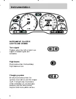 Предварительный просмотр 7 страницы Mercury 1998 Mystique Owner'S Manual