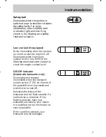 Предварительный просмотр 8 страницы Mercury 1998 Mystique Owner'S Manual