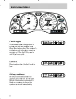 Предварительный просмотр 9 страницы Mercury 1998 Mystique Owner'S Manual