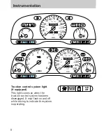 Предварительный просмотр 8 страницы Mercury 1999 Mystique Owner'S Manual