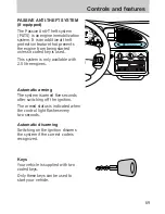 Предварительный просмотр 69 страницы Mercury 1999 Mystique Owner'S Manual