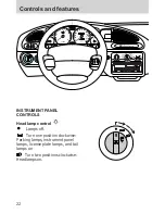 Предварительный просмотр 22 страницы Mercury 2000 Mystique Owner'S Manual