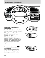 Предварительный просмотр 24 страницы Mercury 2000 Mystique Owner'S Manual