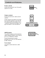 Предварительный просмотр 38 страницы Mercury 2000 Mystique Owner'S Manual