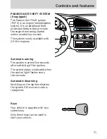 Предварительный просмотр 71 страницы Mercury 2000 Mystique Owner'S Manual