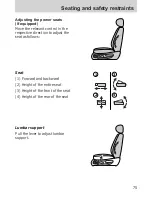 Предварительный просмотр 75 страницы Mercury 2000 Mystique Owner'S Manual