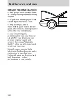 Предварительный просмотр 162 страницы Mercury 2000 Mystique Owner'S Manual