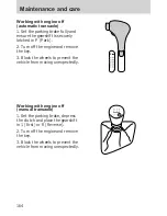 Предварительный просмотр 164 страницы Mercury 2000 Mystique Owner'S Manual