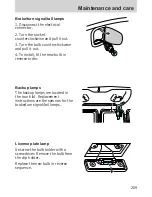 Предварительный просмотр 209 страницы Mercury 2000 Mystique Owner'S Manual