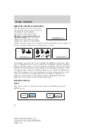 Предварительный просмотр 74 страницы Mercury 2001 Grand Marquis Owner'S Manual