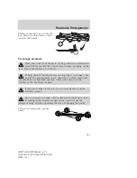 Предварительный просмотр 205 страницы Mercury 2001 Grand Marquis Owner'S Manual