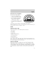 Предварительный просмотр 52 страницы Mercury 2002 Cougar Owner'S Manual