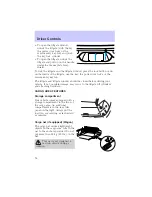 Предварительный просмотр 77 страницы Mercury 2002 Cougar Owner'S Manual