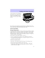 Предварительный просмотр 100 страницы Mercury 2002 Cougar Owner'S Manual