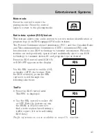 Preview for 43 page of Mercury 2002 Grand Marquis Owner'S Manual