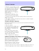 Preview for 74 page of Mercury 2002 Grand Marquis Owner'S Manual