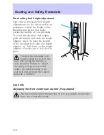 Preview for 118 page of Mercury 2002 Grand Marquis Owner'S Manual