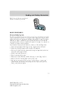 Предварительный просмотр 77 страницы Mercury 2004 Marauder Owner'S Manual