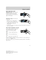 Предварительный просмотр 49 страницы Mercury 2004 Monterey Owner'S Manual