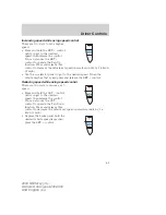 Предварительный просмотр 65 страницы Mercury 2004 Monterey Owner'S Manual